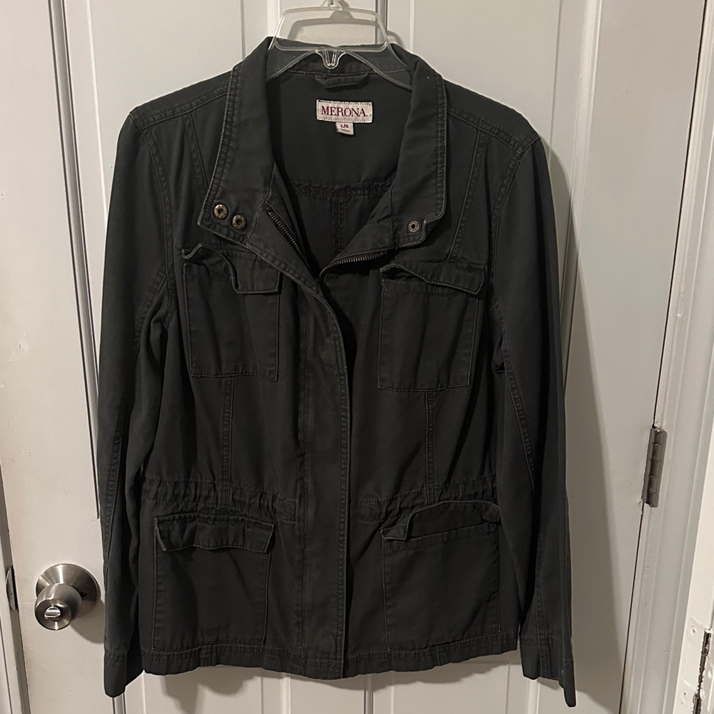 Merona Women's Army Green Utility Jacket